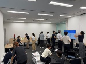 体力測定会場の様子