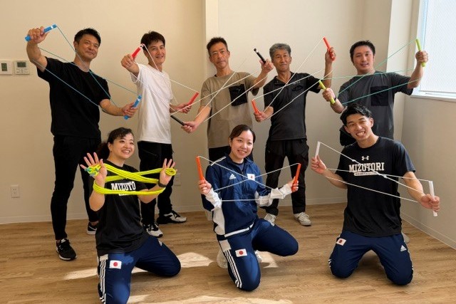 大人のなわとび 集合写真